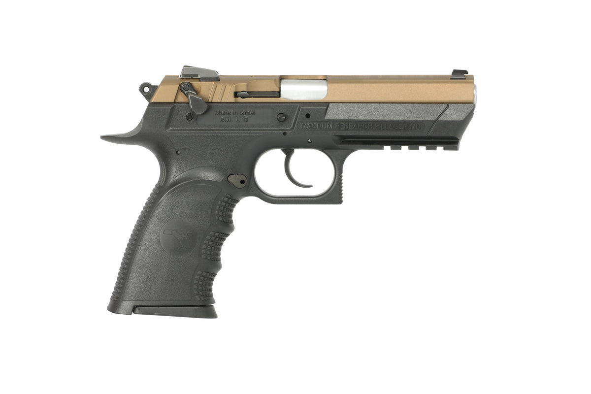 Magnum Research BE99153RLBB Baby Eagle III 9mm 15+1 4.43" Burnt Bronze Carbon Steel Slide Black Textured