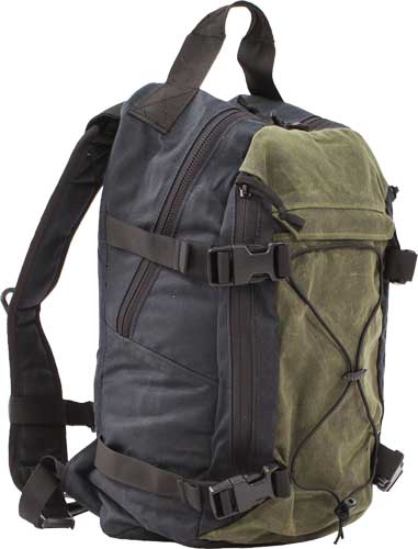 GREY GHOST GEAR THROWBACK BAG BLACK/OLIVE DRAB