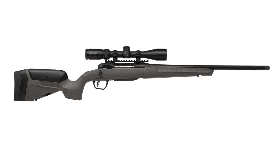 Savage Arms 32466 110 Trailblazer XP 6.5 PRC 2+1 22" Fluted Barrel, Flat Dark Gray Adj LOP Synthetic Stock, Right Hand