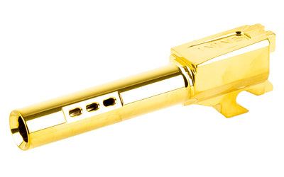 Zaffiri Precision Ported Pistol Barrel, 9MM, 3.8", Titanium Nitride Finish, Gold, Fits Sig P320 Compact ZP.320BPG