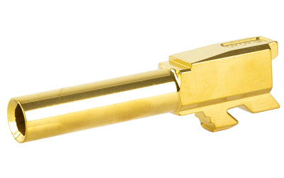 Zaffiri Precision Pistol Barrel, 9MM, 3.4", TiN/Gold, Fits Glock 43 ZP.43BG