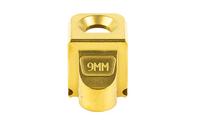 Zaffiri Precision Blowhole, Compensator, 9MM, TiN Finish, Gold, 1/2x28, Fits Glock 43/43X/48 ZP.COMP.43.G