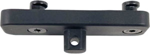GUNTEC BIPOD ADAPTER ALUMINUM KEYMOD BLACK