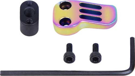 GUNTEC AR15 .308 EXTENDED MAG CATCH PADDLE RELEASE RAINBOW!