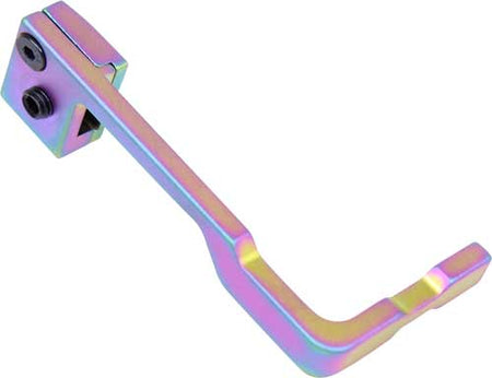 GUNTEC AR15 EXTENDED BOLT CATCH RELEASE RAINBOW PVD!