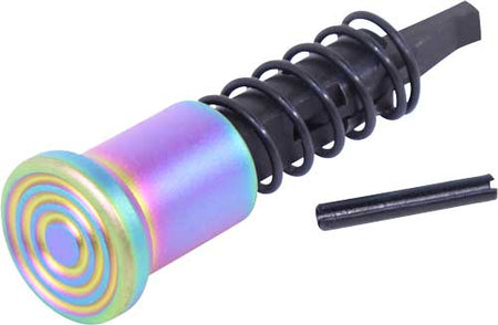 GUNTEC AR15 FORWARD ASSIST ASSEMBLY RAINBOW PVD COATED!