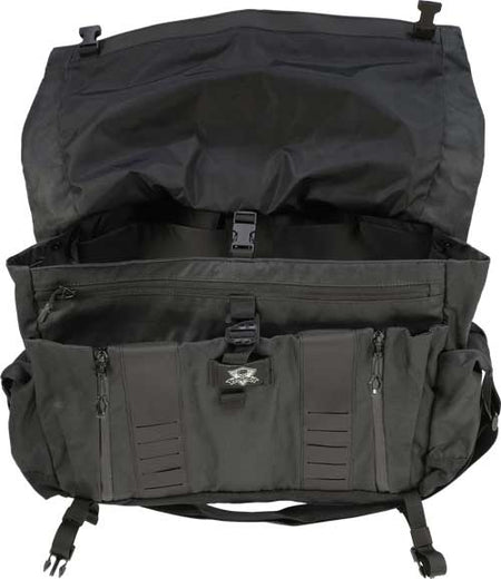 GREY GHOST GEAR WANDERER BAG 2.0 WAXED CANVAS BLACK