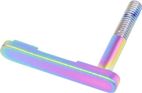 GUNTEC AR15 MAG CATCH LEVER MATTE RAINBOW PVD COATED!