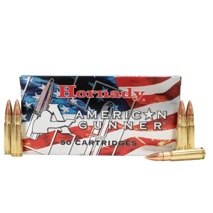 Hornady 7.62x39mm American Gunner 123gr BTHP Ammo