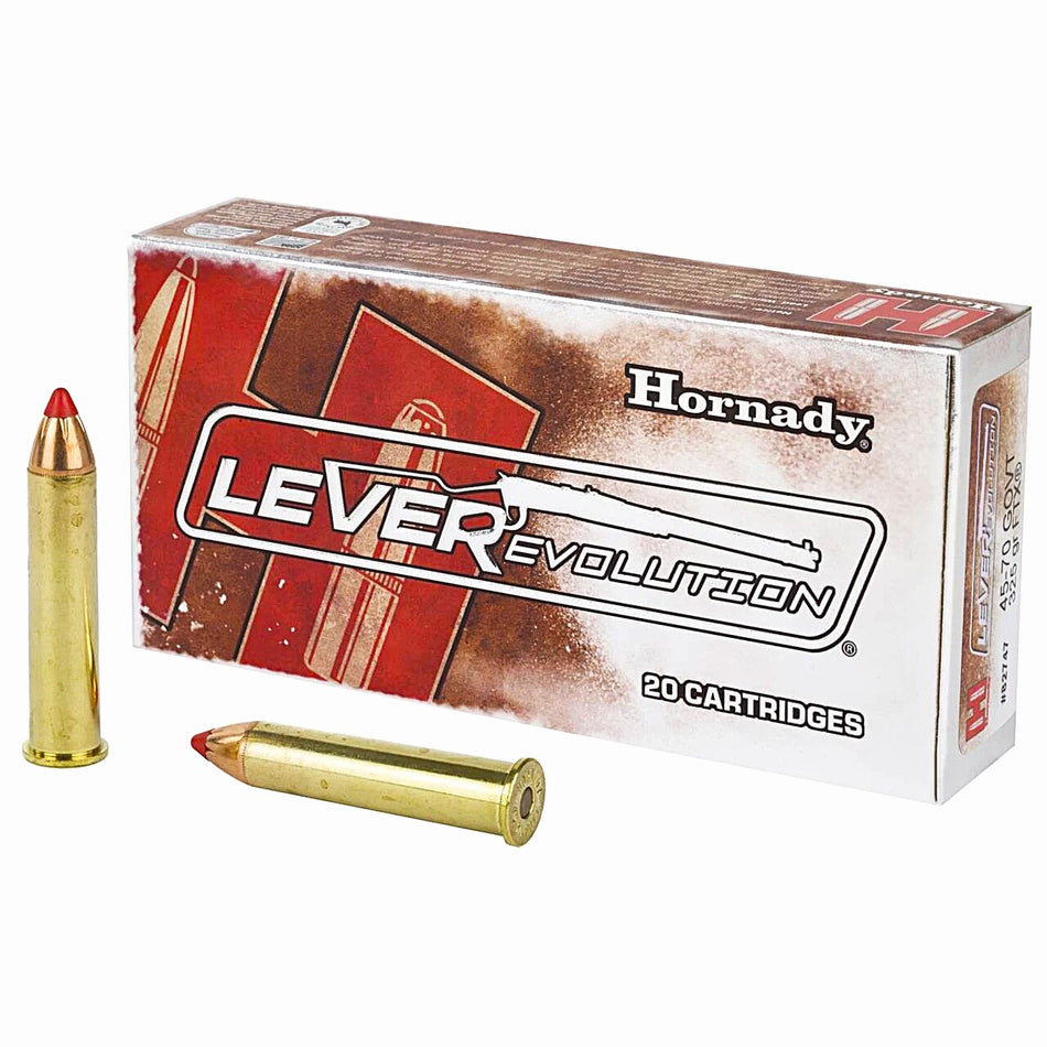 Hornady 45-70 Gov LEVERevolution 325gr FTX Ammo 2050 FPS