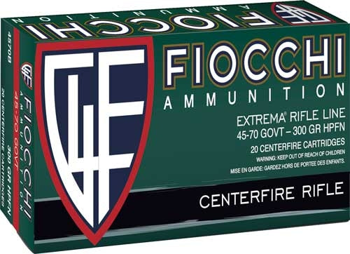 Fiocchi .45-70 Government Field Dynamics 300gr HPFN Ammo