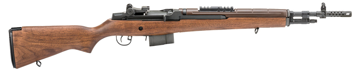 Springfield Armory AA9122 M1A Scout Squad 308 Win/7.62x51mm 10+1 18" Black Parkerized Carbon Steel Barrel, Black Parkerized Picatinny Rail Steel Receiver, Walnut Fixed Stock
