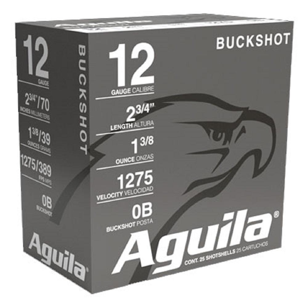Aguila Field High Velocity 12 Gauge 2.75 in 1 oz 0 Buck