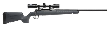 Savage Arms 32230 Axis 2 XP Combo Compact 243 Win 4+1 20" Matte Black Heavy Sporter Barrel & Drilled & Tapped Carbon Steel Receiver, Fixed Matte Gray Synthetic Stock, Right Hand, Boresighted 3-9x40mm