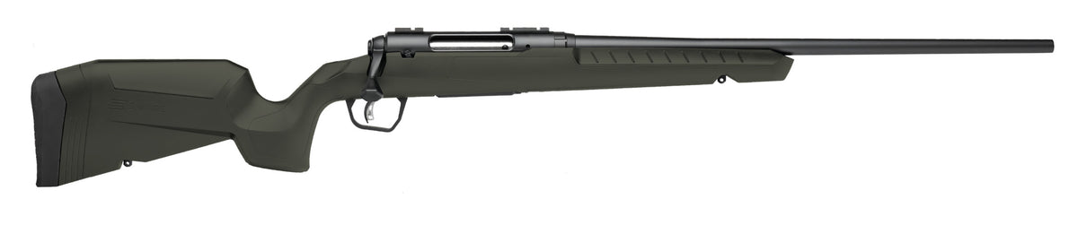 Savage Arms 32042 Axis 2 308 Win 4+1 22" Matte Black Sporter Barrel, Matte Black Drilled & Tapped Steel Receiver, Fixed Green Synthetic Stock, Right Hand