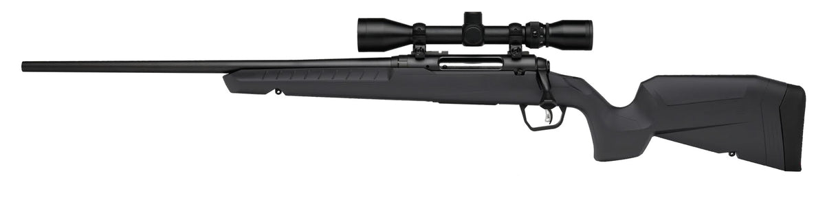 Savage Arms 32208 Axis 2 XP Combo Full Size 7mm-08 Rem 4+1 22" Black Sporter Barrel, Black Carbon Steel Receiver Drilled & Tapped, Gray Fixed Synthetic Stock, Weaver 3-9x40mm Scope, Left Hand
