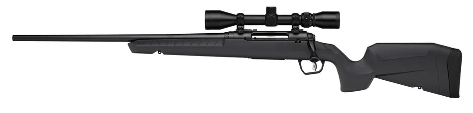 Savage Arms 32212 Axis 2 XP Combo 25-06 Rem 4+1 22" Black Sporter Barrel, Black Drilled & Tapped Steel Receiver, Fixed Gray Synthetic Stock, Left Hand, Boresighted 3-9x40