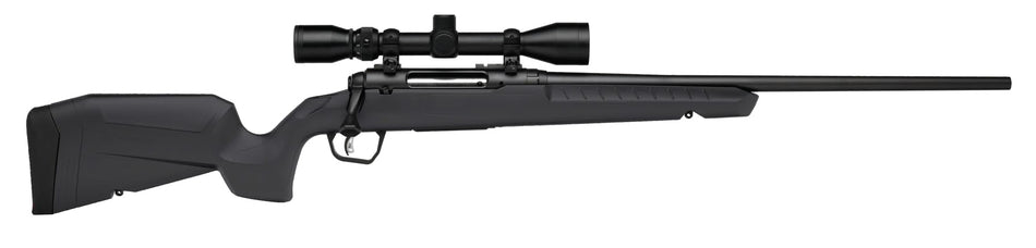 Savage Arms 32175 Axis 2 XP Combo Full Size 7mm-08 Rem 4+1 22" Black Sporter Barrel, Black Carbon Steel Receiver Drilled & Tapped, Gray Fixed Synthetic Stock, Weaver 3-9x40mm Scope, Right Hand