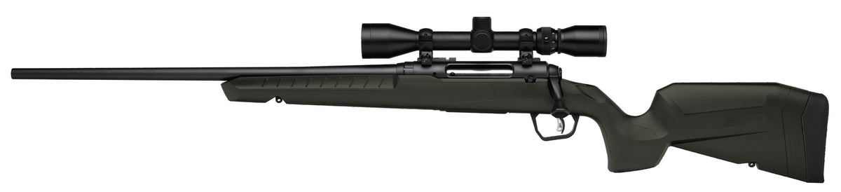 Savage Arms 32185 Axis 2 XP Combo Full Size 6.5 Creedmoor 4+1 22" Black Sporter Barrel, Black Carbon Steel Receiver Drilled & Tapped, OD Green Fixed Synthetic Stock, Weaver 3-9x40mm Scope, Left Hand