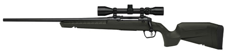 Savage Arms 32182 Axis 2 XP Combo Full Size 223 Rem 4+1 22" Black Sporter Barrel, Black Carbon Steel Receiver Drilled & Tapped, OD Green Fixed Synthetic Stock, Weaver 3-9x40mm Scope, Left Hand