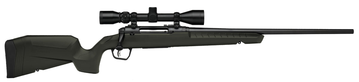 Savage Arms 32155 Axis 2 XP Combo Full Size 350 Legend 4+1 18" Black Sporter Barrel, Black Carbon Steel Receiver Drilled & Tapped, OD Green Fixed Synthetic Stock, Weaver 3-9x40mm Scope, Right Hand