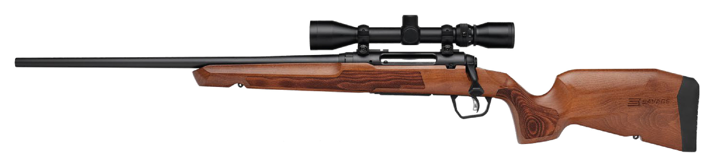 Savage Arms 32277 Axis 2 XP Combo 270 Win 4+1 22" Matte Black Sporter Barrel & Drilled & Tapped Carbon Steel Receiver, Ergonomic Hardwood Stock, Left Hand, Weaver 3-9x40mm Scope
