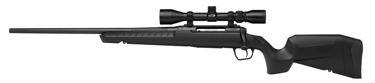Savage Arms 32012 Axis XP Combo 223 Rem 4+1 22" Matte Black Button Rifled Barrel, Matte Black Drilled & Tapped Carbon Steel Receiver, Fixed Sporter Black Synthetic Stock, Weaver 3-9x40mm, Left Hand