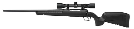 Savage Arms 32021 Axis XP Combo 270 Win 4+1 22" Matte Black Button Rifled Barrel, Matte Black Drilled & Tapped Carbon Steel Receiver, Fixed Sporter Black Synthetic Stock, Weaver 3-9x40mm, Left Hand