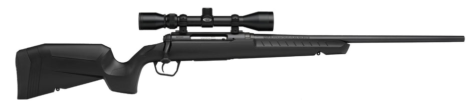 Savage Arms 32009 Axis XP Combo 25-06 Rem 4+1 22" Matte Black Button Rifled Barrel, Matte Black Drilled & Tapped Carbon Steel Receiver, Fixed Sporter Black Synthetic Stock, Weaver 3-9x40mm, Right Hand