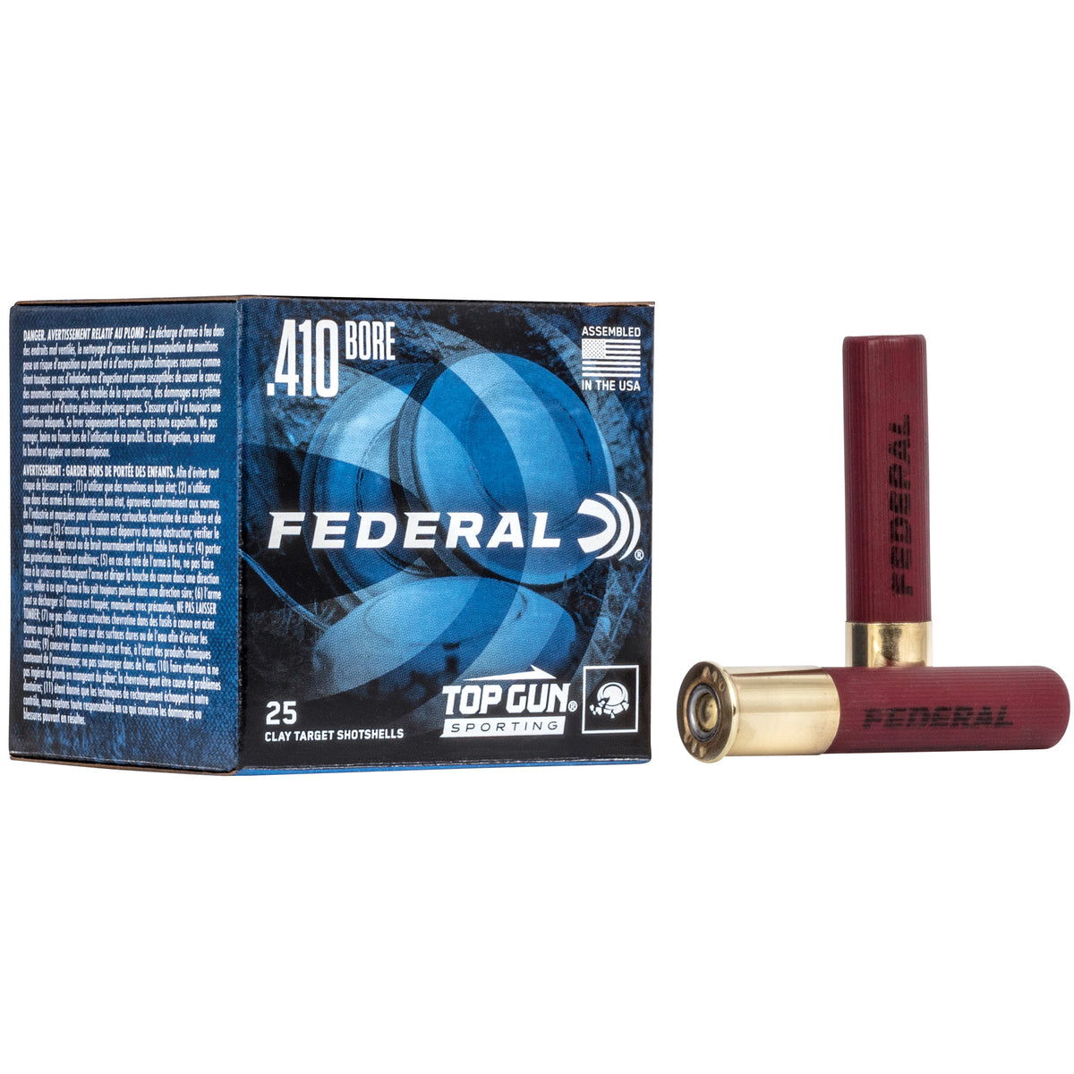 Federal Top Gun .410 Bore 2 1/2" 1/2 oz #7.5 Shot