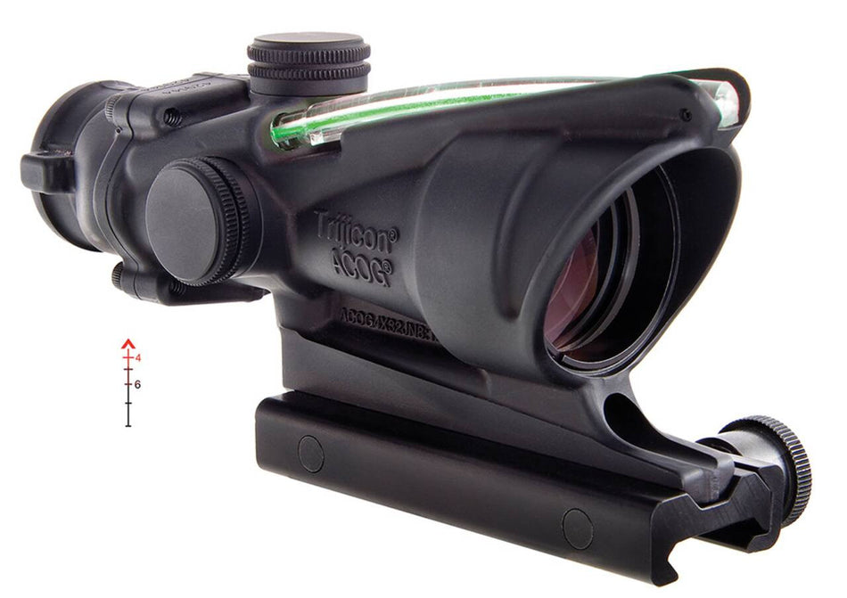 Trijicon ACOG 4x32mm Illuminated Green Chevron .223 Rifle Scope