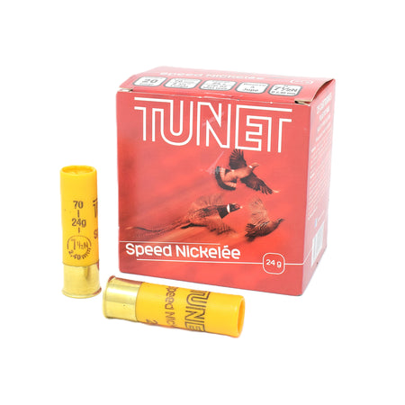Tunet Speed: Nickel plated 20 Gauge 2-3/4, 6/7oz #7.5 Shot