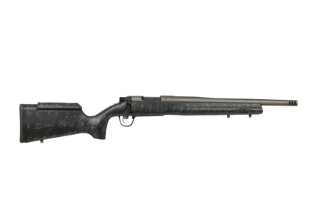 Christensen Arms 8010200101 Mesa Long Range 6.5 Creedmoor 4+1 16.25" Tungsten Gray Cerakote Threaded Barrel & Steel Drilled & Tapped Receiver, Black w/Gray Webbing Adj Cheek Riser Polymer Stock