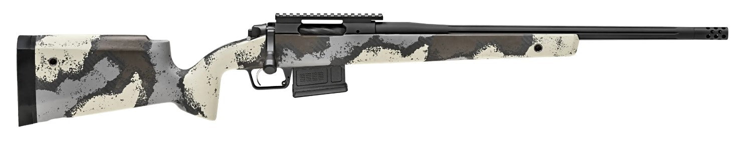Springfield Armory BAW92265CMD Model 2020 WayPoint 6.5 Creedmoor 5+1 Cap 22" Desert Verde Cerakote Rec/Barrel Ridgeline Camo Carbon Fiber Hybrid Profile with M-LOK Stock Right Hand (Full Size)