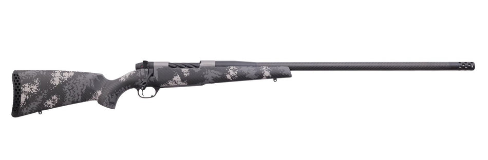 Weatherby MCT20N65RWR6B Mark V Backcountry 2.0 Ti 6.5 Wthby RPM 4+1 24" Carbon Fiber Wrapped Barrel, Graphite Black Cerakote Metal Finish, Black with Gray/White Sponge Accents Peak 44 Blacktooth Stock