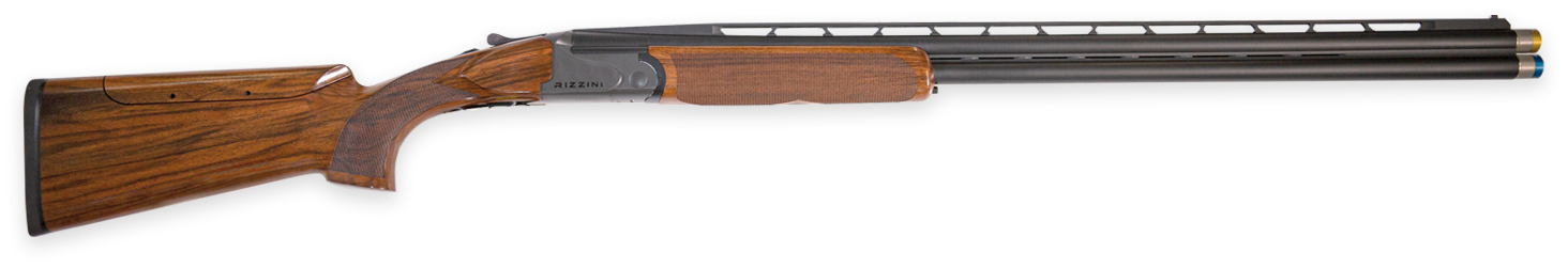 Rizzini USA 2604-12 BR110 Sporter-X 12 Gauge 32" O/U VR 2rd 3" Matte Gray Turkish Walnut Fixed Adjustable Comb Stock Right Hand (Full Size)