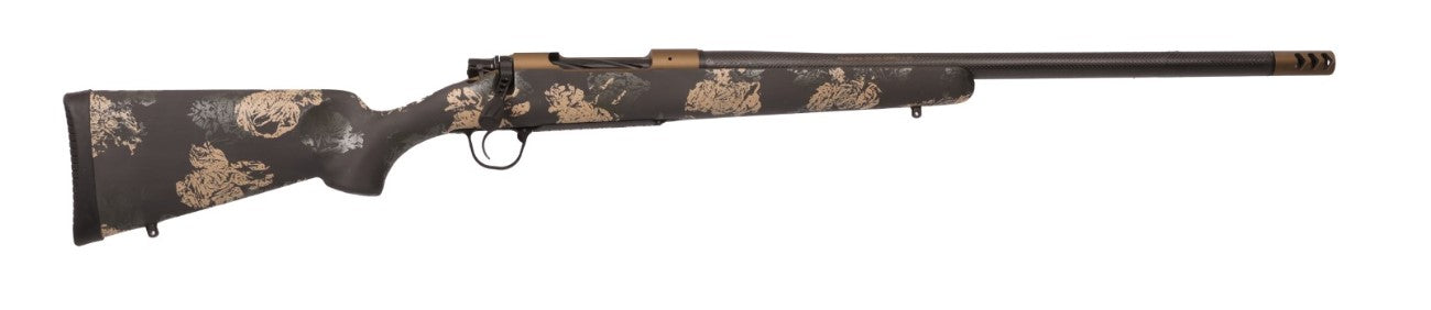 Christensen Arms 8010619900 Ridgeline FFT 30-06 Springfield 4+1 22" Carbon Fiber/Threaded Barrel, Burnt Bronze Cerakote, Green with Black/Tan Accents Stock