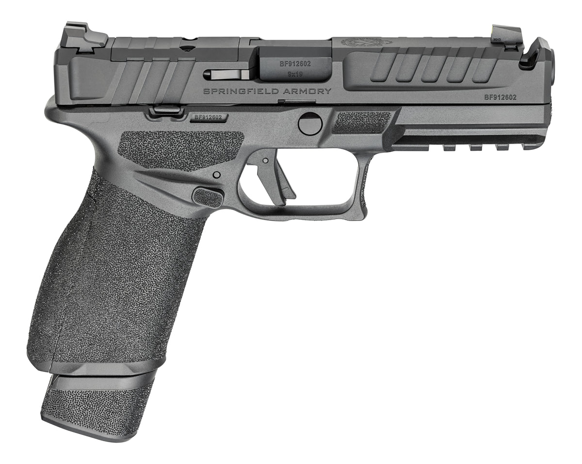 Springfield Armory EC9459BUCOMP Echelon 9mm 17/20rd 4.50" Black Melonite Optic Ready/Integral Compensator