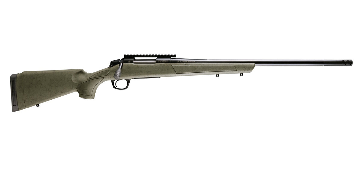 CVA CR3993G Cascade XT 35 Whelen 3+1 22" Graphite Black Cerakote Fluted Threaded Barrel, Graphite Black Cerakote Picatinny Rail, Fixed OD Green w/Black Webbing Synthetic Stock, Right Hand