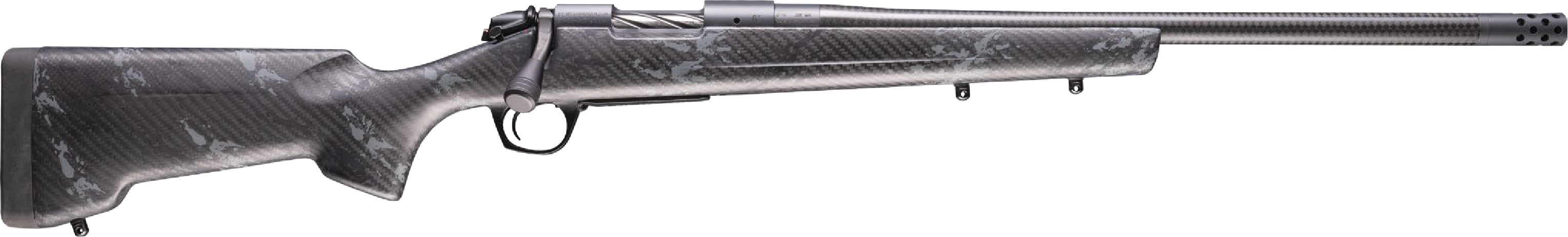 Bergara Rifles B14S1201CF B-14 Cima CF 308 Win 4+1 20"" CURE Carbon Fiber Barrel, Sniper Gray Cerakote Receiver, RTM Sporter Carbon Fiber Stock