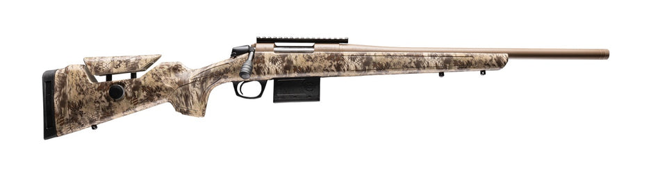 CVA CR4056 Cascade Varmint Hunter 6mm Creedmoor 10+1 20" Flat Dark Earth Cerakote Threaded Barrel & Receiver w/Picatinny Rail, Krytek Highlander Adj Comb & LOP Synthetic Stock