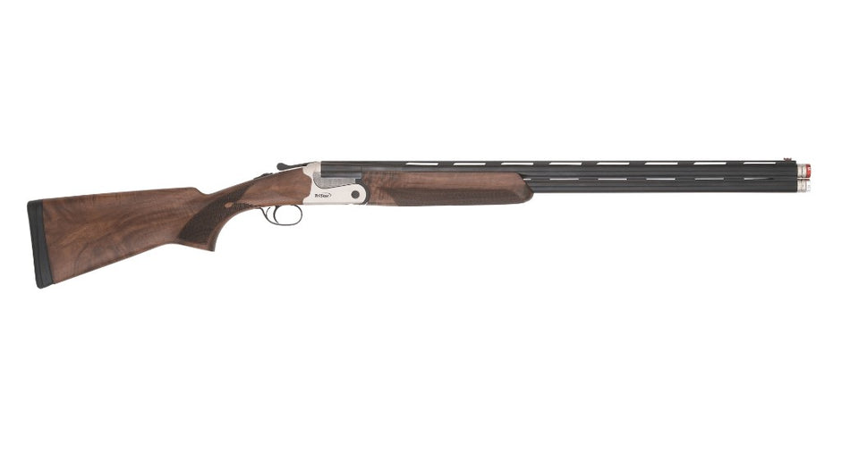 TriStar 33178 Cypher X 410 Gauge Break Open 3" 2rd 28" Blued Over/Under Vent Rib Barrel, Stainless Aluminum Receiver, Fixed Turkish Walnut Stock