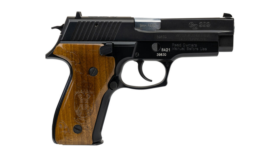 CZ999 9MM BLK 4.25" 15+1 LTD.
