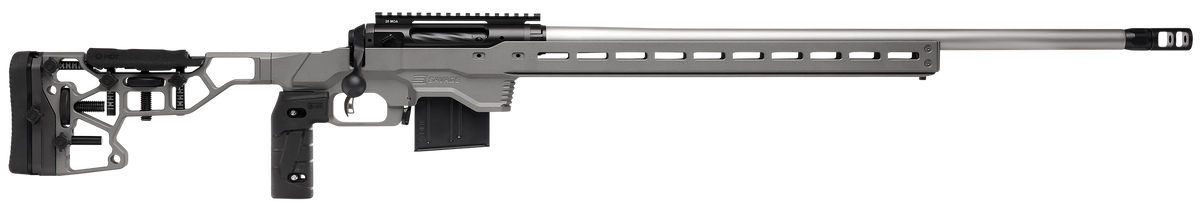 Savage Arms 110 Elite Precision, .338 Lap, 30" Barrel, Stainless, Grey Cerakote, MDT Chassis, AICS Mag, 5-rd