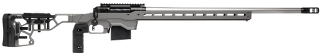 Savage Arms 110 Elite Precision, .338 Lap, 30" Barrel, Stainless, Grey Cerakote, MDT Chassis, AICS Mag, 5-rd