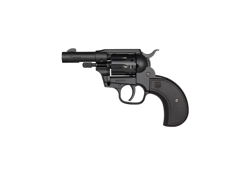 Diamondback DB0600A001 Sidekick 22 LR/22 Mag 9 Shot 3" Black Cerakote Steel Barrel & Cylinder, Zinc Alloy Frame, Black Birdshead Polymer Grip, Hammer Safety, Exposed Hammer