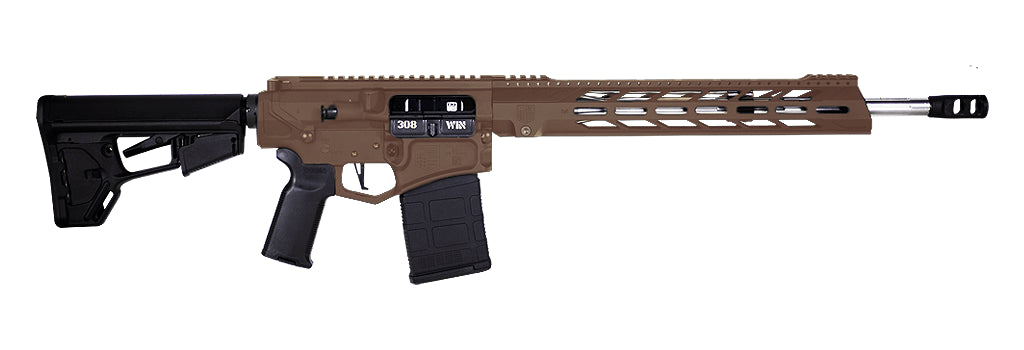 Diamondback DB1059C061 DB10 308 Win 18" 20+1 Flat Dark Earth Adjustable Magpul ACS-L Stock Black Magpul MOE-K2+ Grip 15" M-Lok
