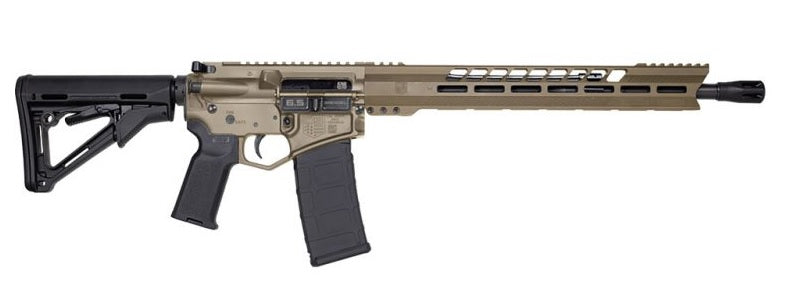 Diamondback DB1732N061 DB15 6.5 Grendel 18" 5+1,28+1 Black Adjustable Magpul CTR Stock Black Magpul MOE K2 Grip with Black Gold Lower 15" M-Lok Flat Dark Earth