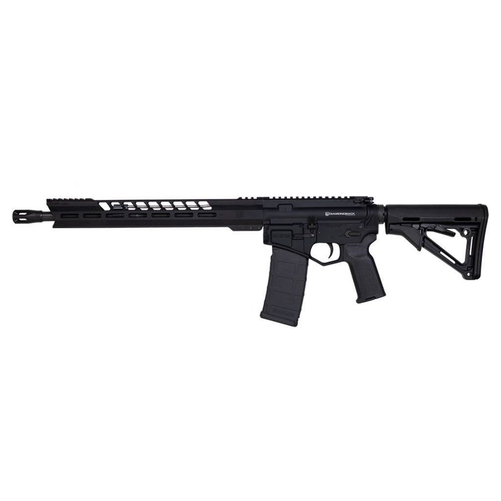 Diamondback DB1731K001 DB15 5.56x45mm 30+1 16" Nitride Treated Steel Barrel w/CNC DBSB-IV Flash Hider, A3 Flattop Upper/Diamondback Black Gold Lower, 15" M-LOK Handguard, Magpul CTR Stock & K2 Grip