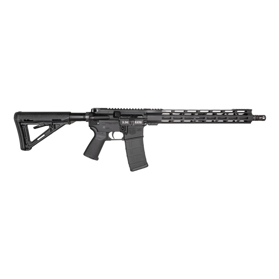 Diamondback DB1717K005 DB15 5.56x45mm NATO 30+1 16", Black, Magpul Carbine Stock & MOE Grip, 15" M-Lok Handgaurd